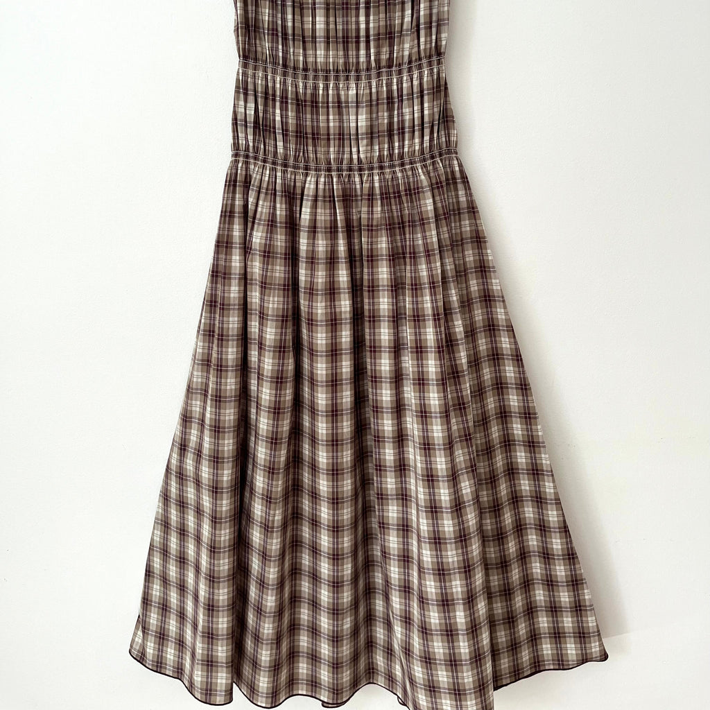 Après studios BNWOT SAMPLE BALLERINA Plaid Midi Dress.