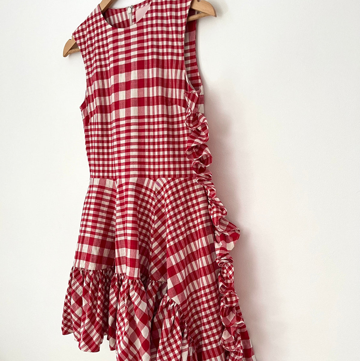 Simone Rocha x H&M Asymmetrical Checked Dress Size 34/XS.