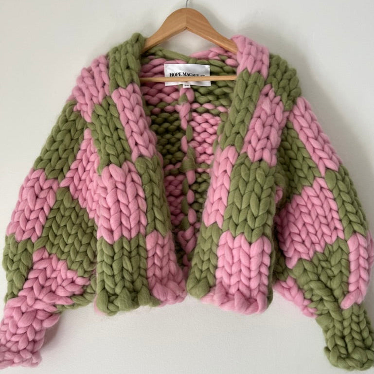 Hope Macauley BELLA COLOSSAL Knit Cardigan.