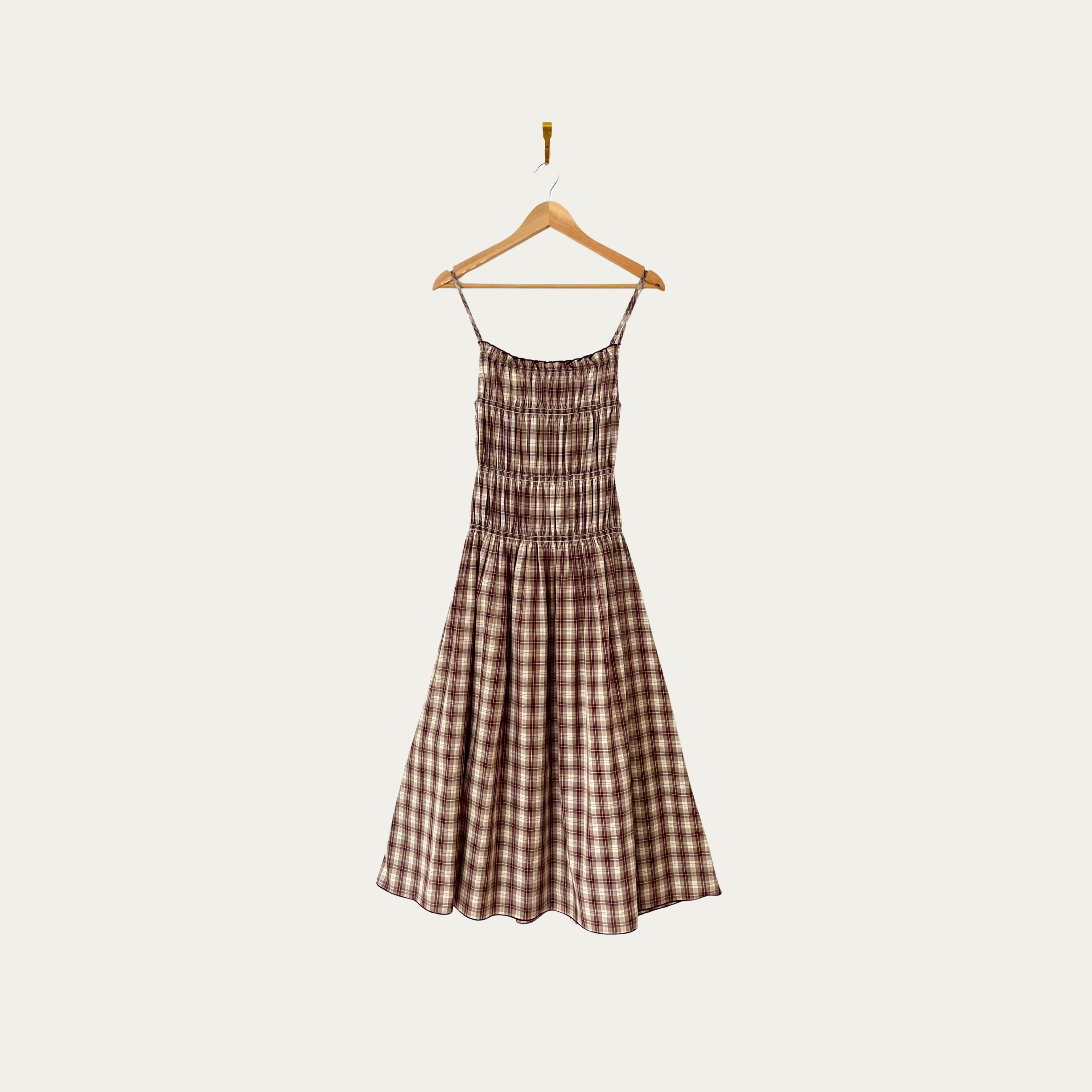 Après studios BNWOT SAMPLE BALLERINA Plaid Midi Dress.