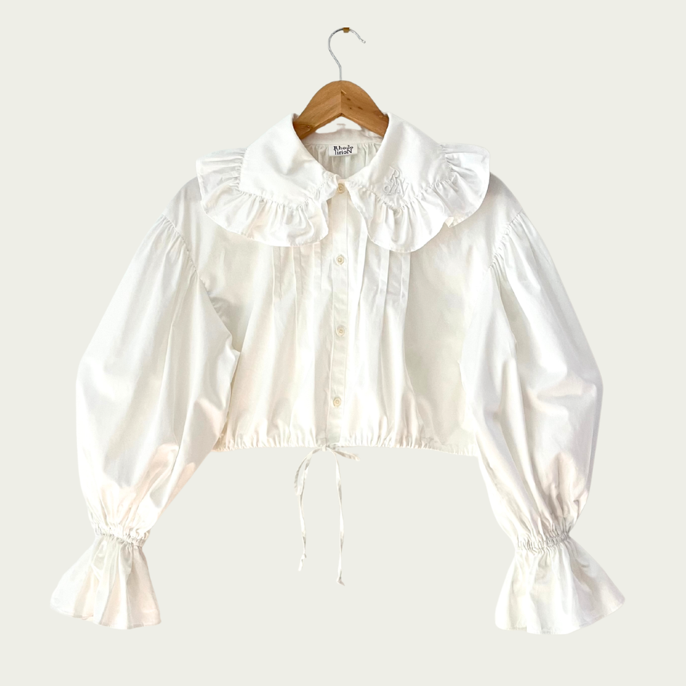 RhodolirioN SWALLOW FRILL Blouse Size O/S.