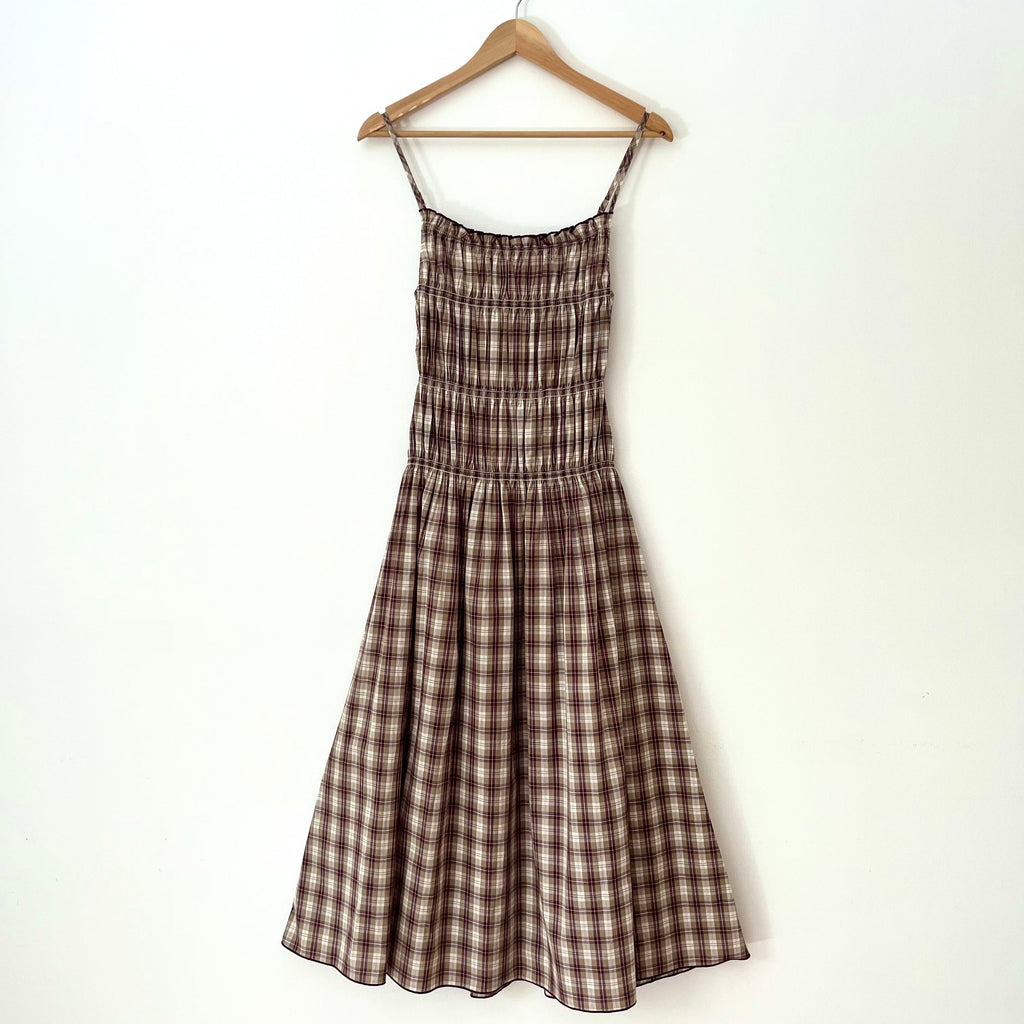 Après studios BNWOT SAMPLE BALLERINA Plaid Midi Dress.