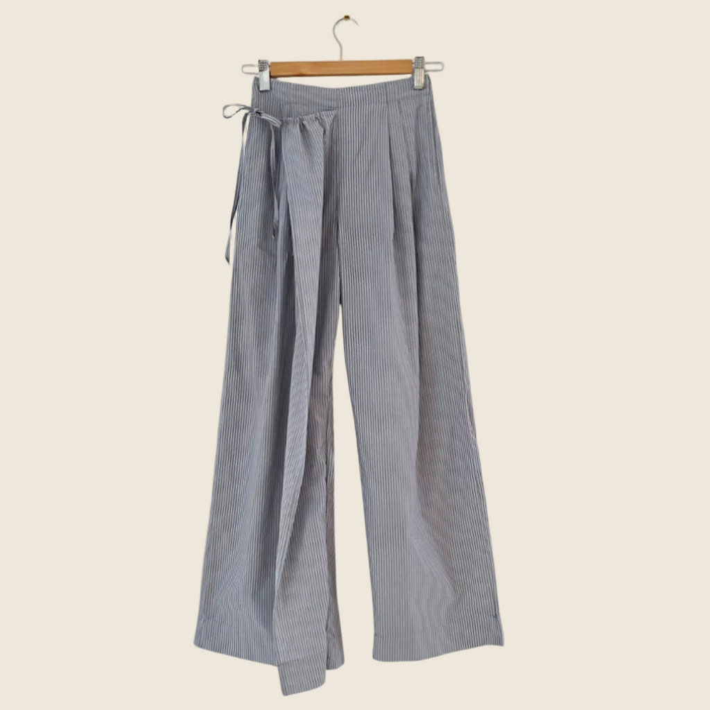 Deiji Studios DOUBLE LAYER Pants in Sky Stripe Size XXS.