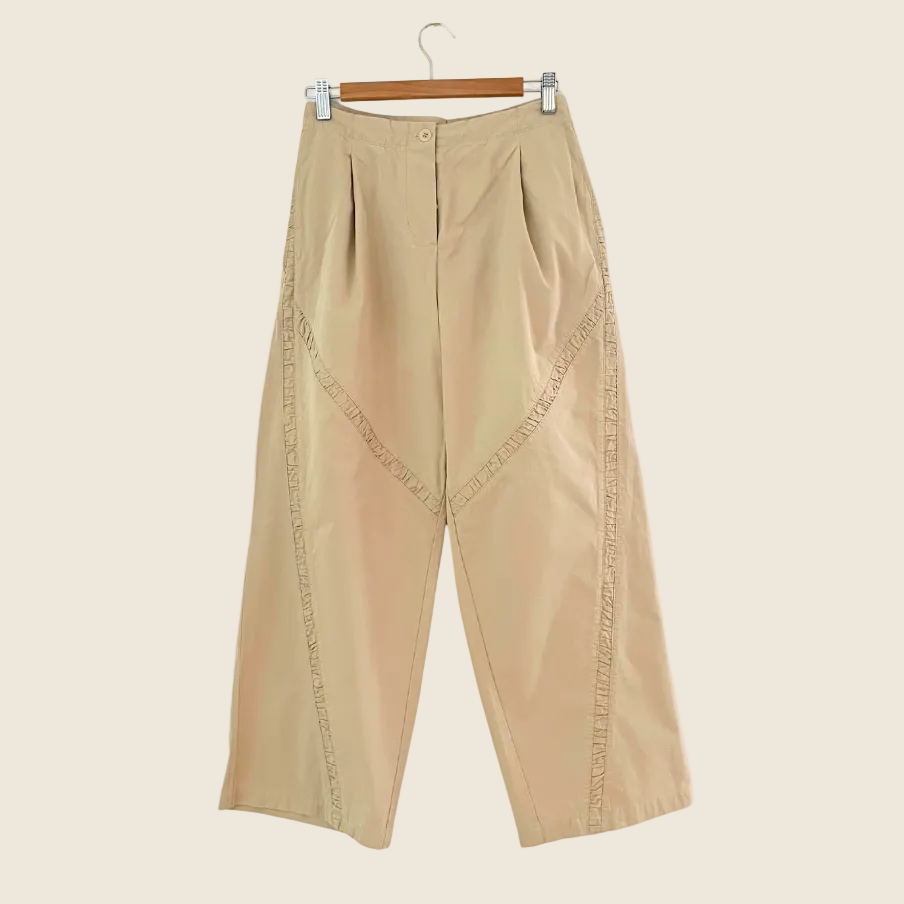 Deiji Studios CHANNEL Pant in Stone Size XXS.
