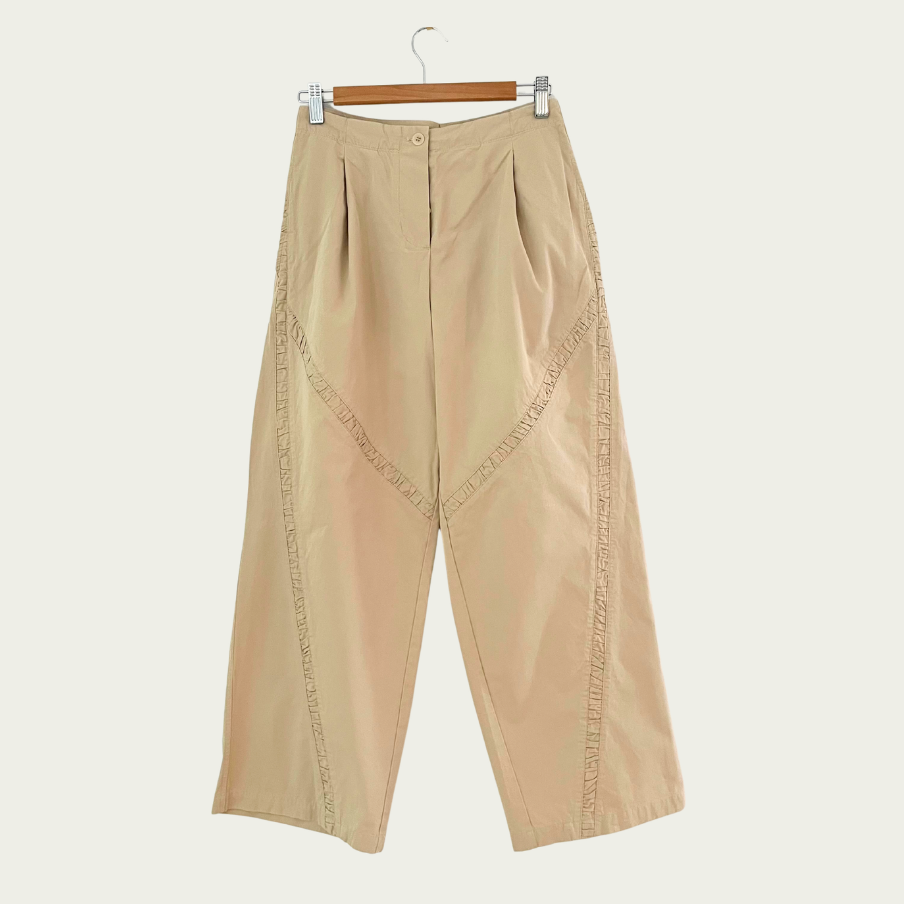 Deiji Studios CHANNEL Pant in Stone Size XXS.