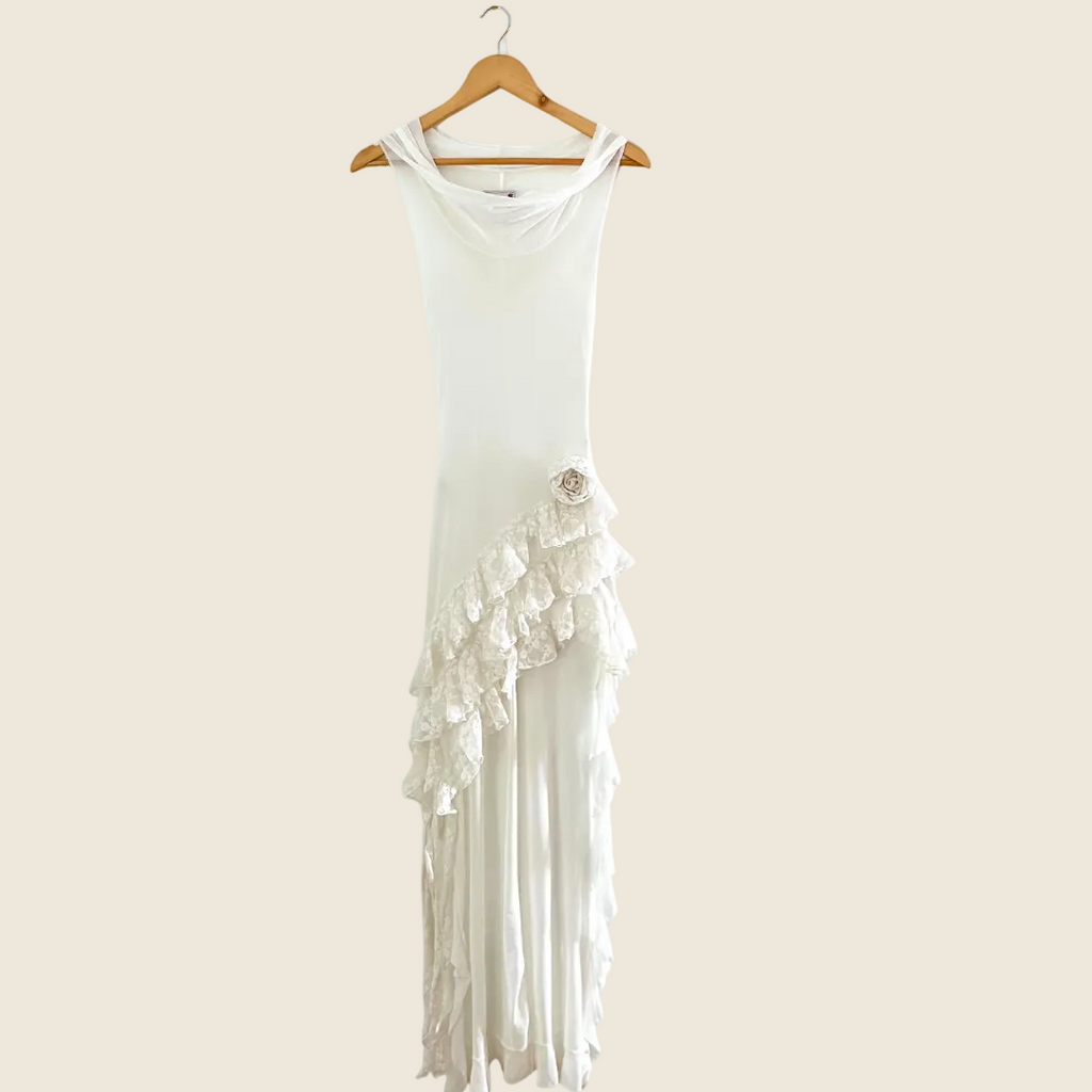 The Day Dreamers by Sculptor VICTORIAN Mesh Hooded Dress One Size.
