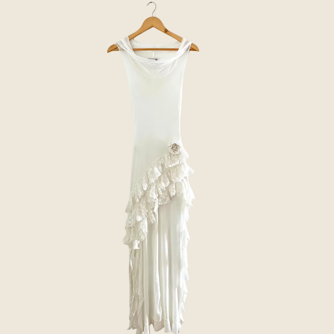 The Day Dreamers by Sculptor VICTORIAN Mesh Hooded Dress One Size.