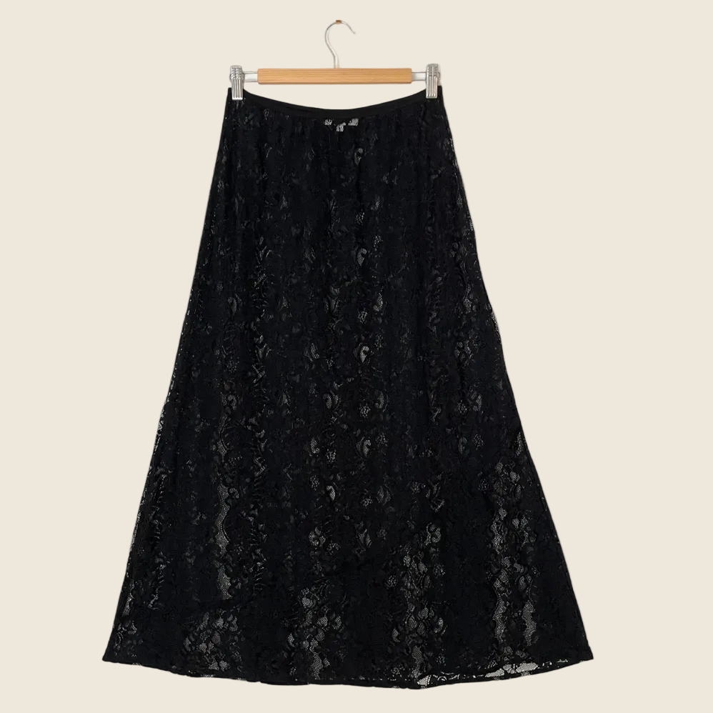Blanca SASHA Lace Maxi Skirt Size S.