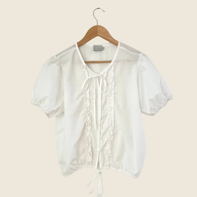 Deiji Studios DOUBLE FRILL Top Size M.