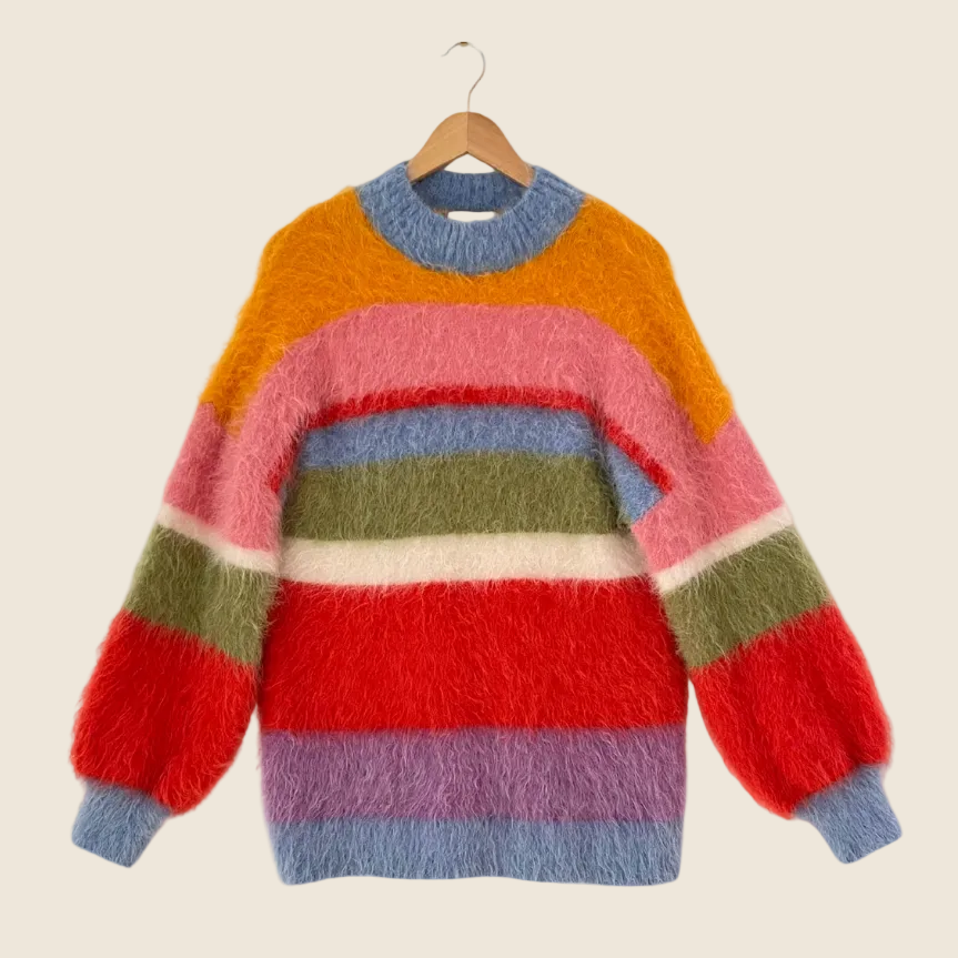 Alemais SPORTY Striped Sweater Size M.