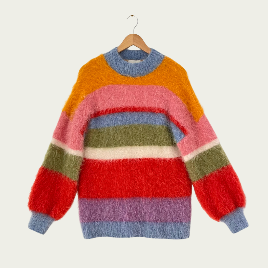 Alemais SPORTY Striped Sweater Size M.