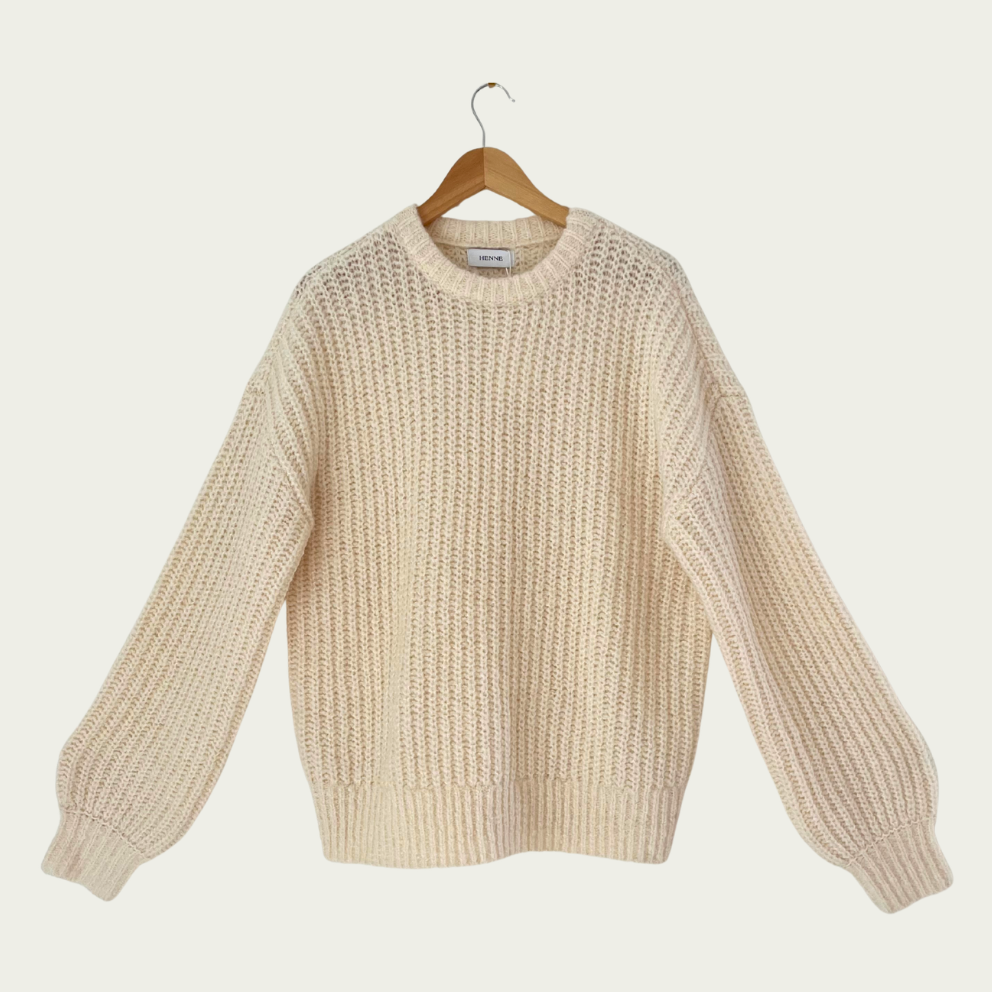 Henne BNWT SLOANE Sweater in Cream Size XS/S.