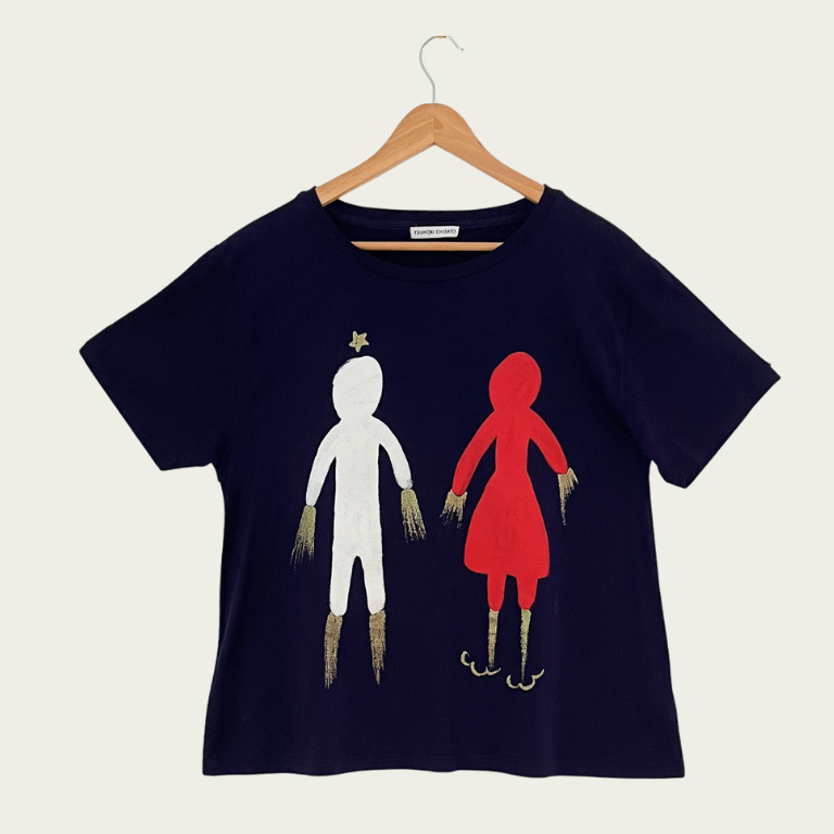 Tsumori Chisato Archive STICK FIGURE LOVERS Tee Size 3/L.