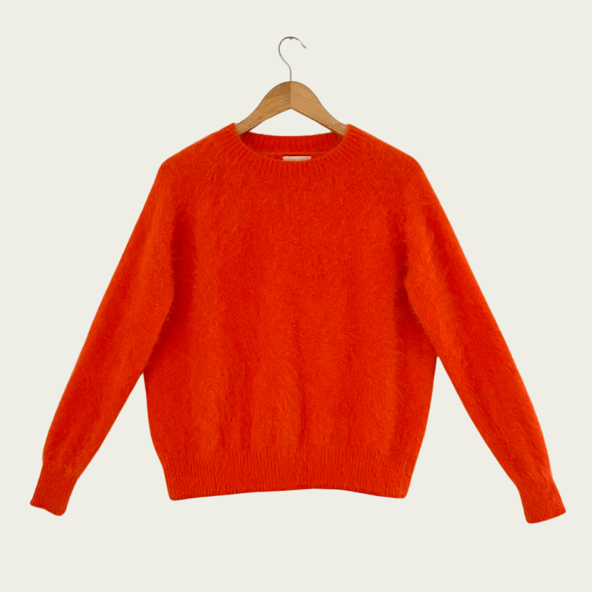 World Of Nomads Cashmere ADELE Jumper in Flame Size M.