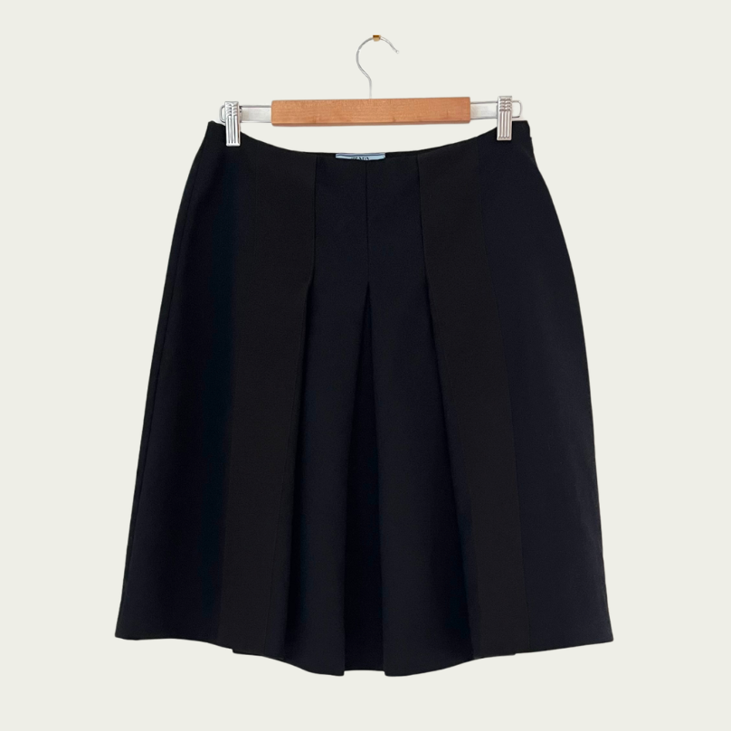 Prada Archive Black Skirt Size 44/AU12.