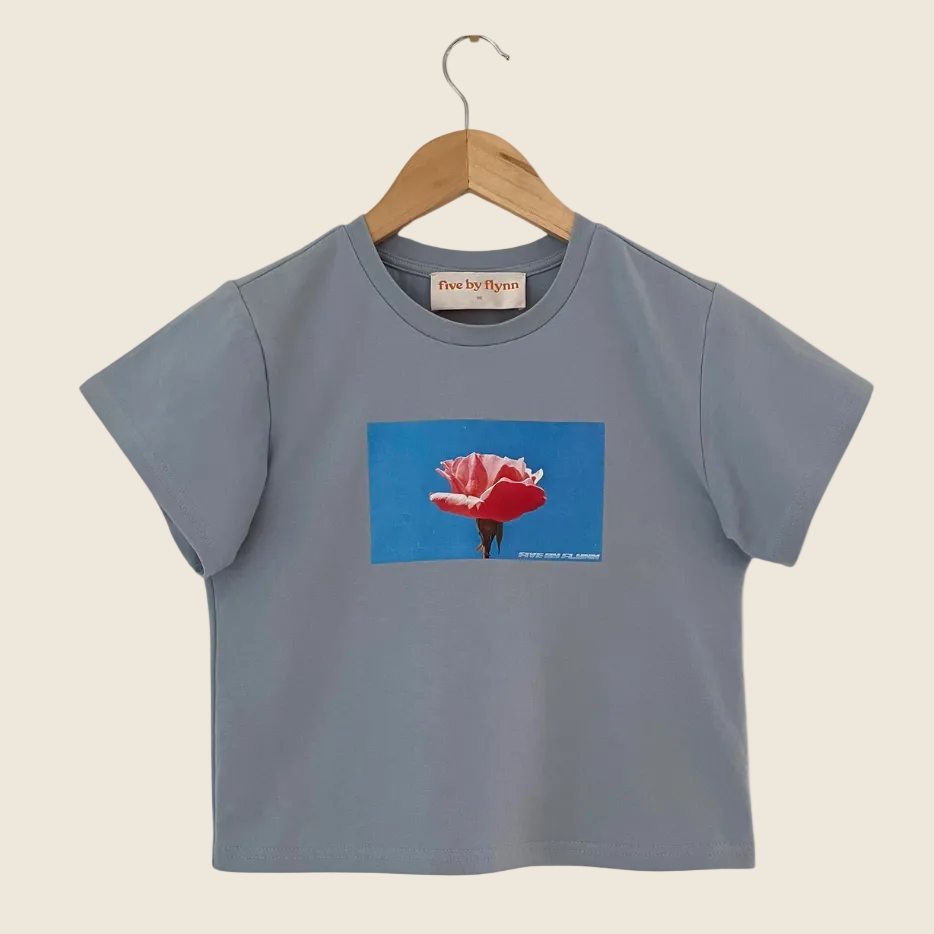 Five By Flyn BABY ROSE Tee Size XS.