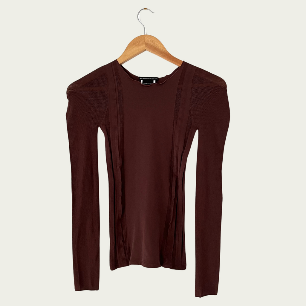 Marithé François Girbaud ARCHIVES Mesh Panel Top Size XS.