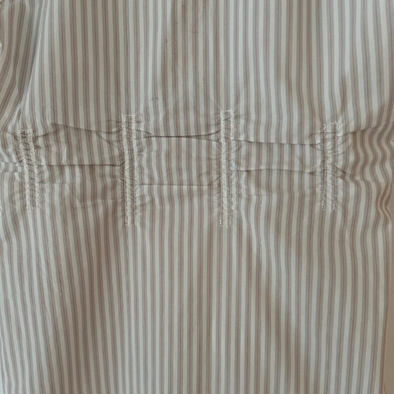 Deiji Studios BNWT PINCHED Dress in Lake Stripe.