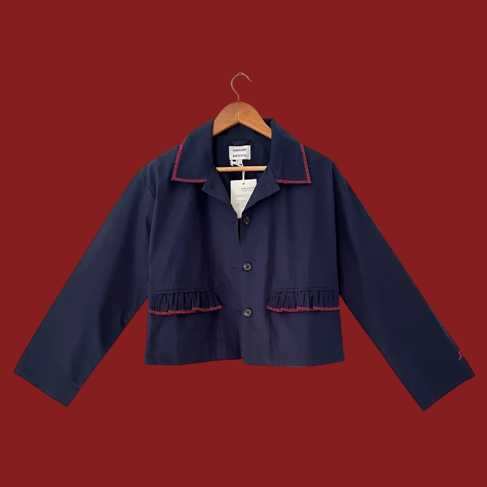 Damson Madder LYKKE Shirt Jacket Size 8.