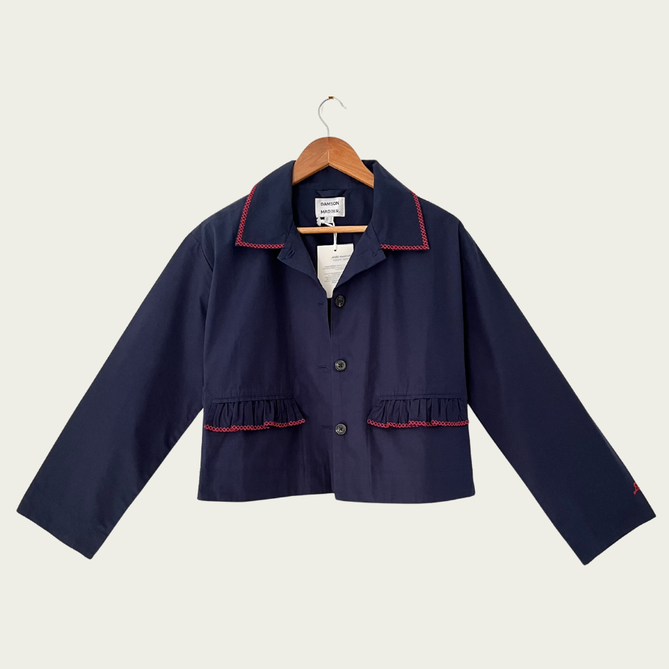 Damson Madder LYKKE Shirt Jacket Size 8.
