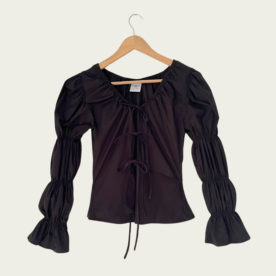 Caspar The Label x Freya McKee MILKMAID Top Size XS.