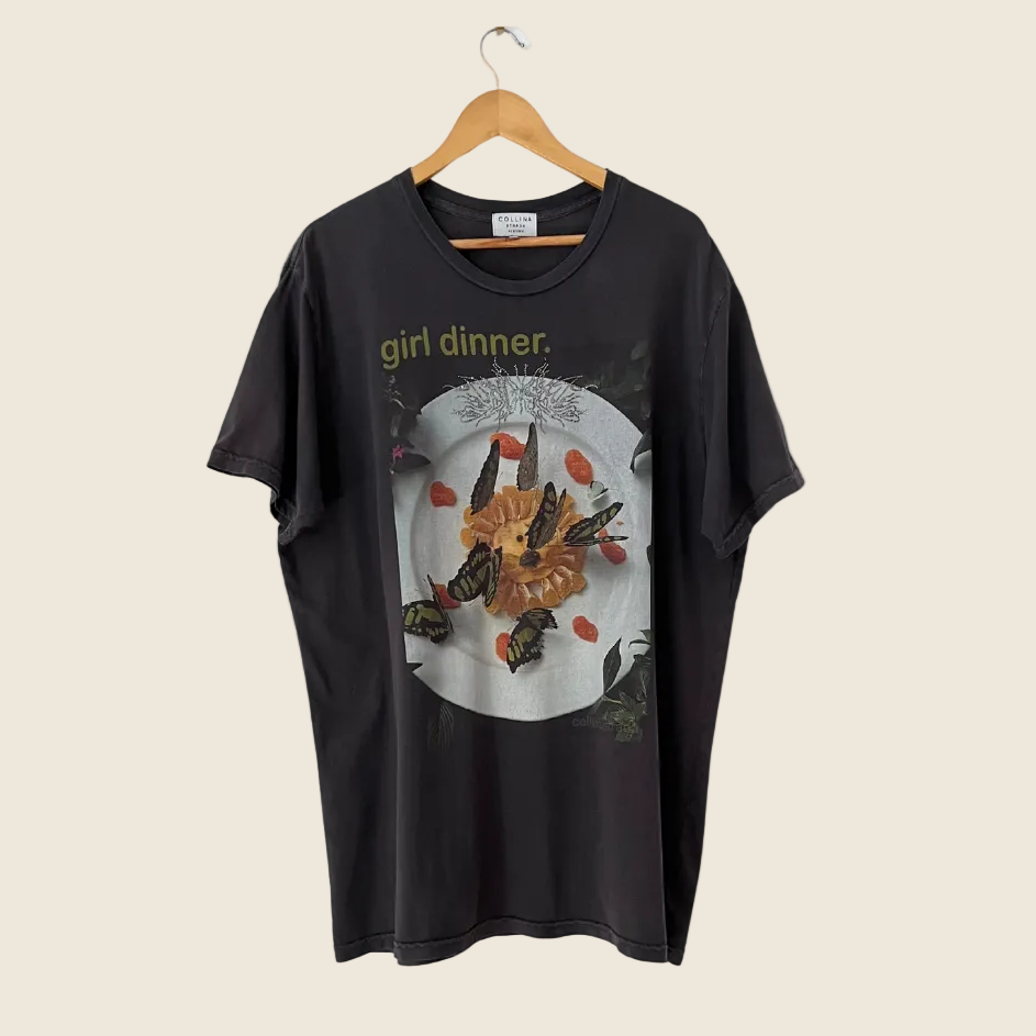 Collina Strada RHINESTONE Graphic Tee Size L.