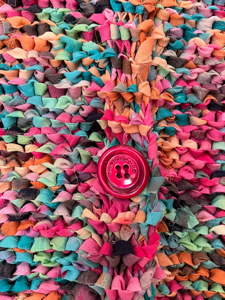 Moschino Cheap and Chic Silk Woven Cardigan.