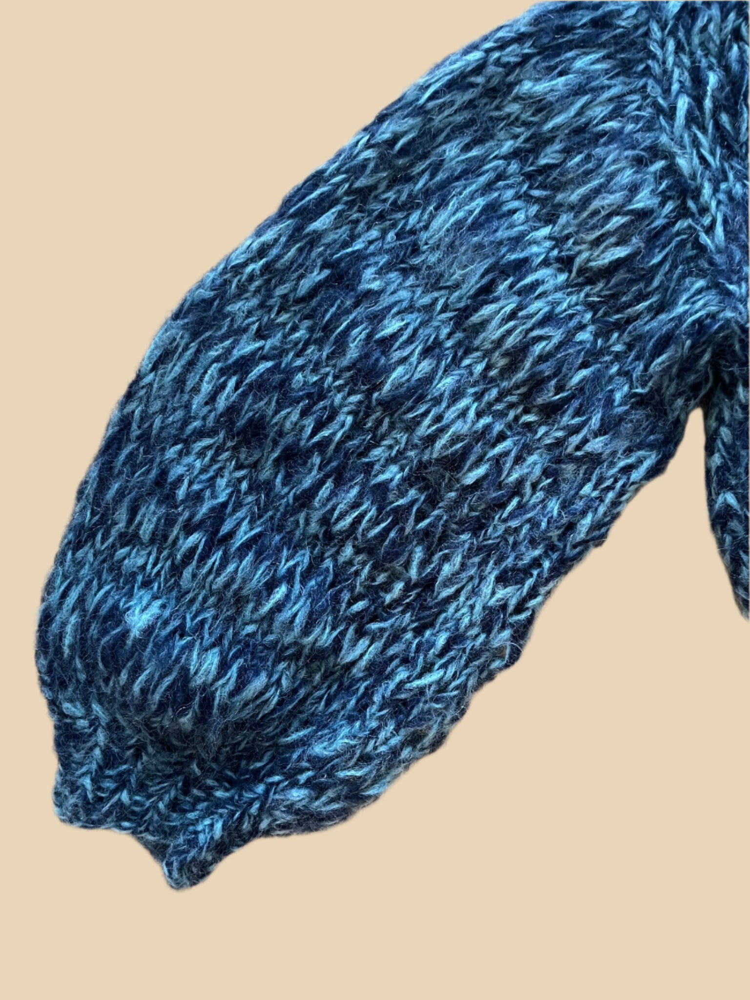 Frisson Knits ISABELLA in Multi Blue.