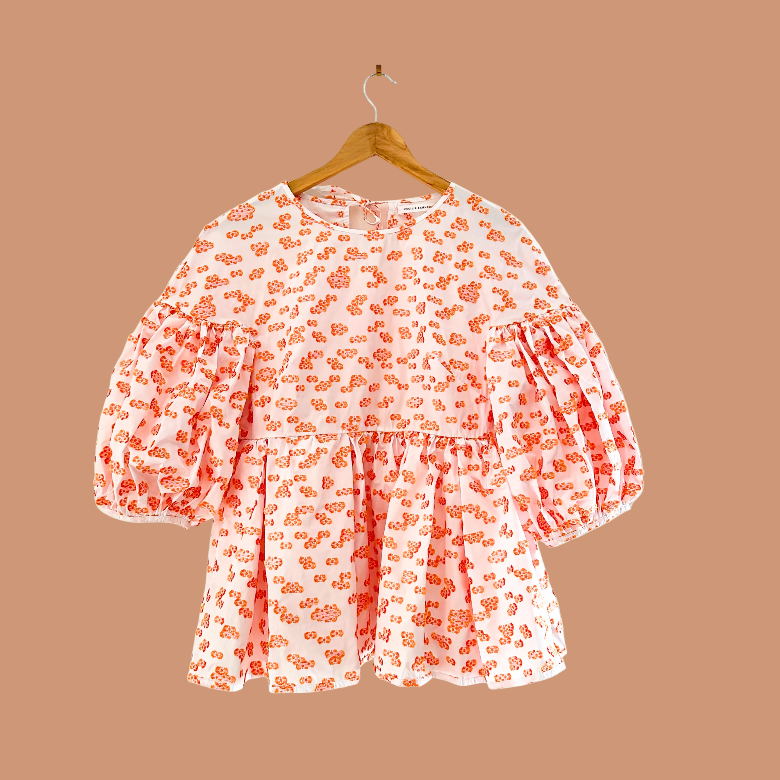 Cecilie Bahnsen Floral JERRY Blouse Size AU/UK14.