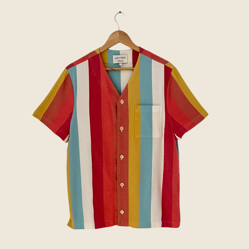 Lucy Folk Multi Shirt Size M/L.