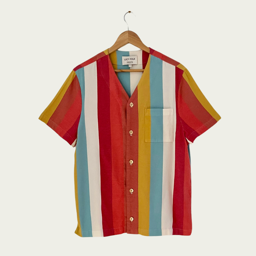 Lucy Folk Multi Shirt Size M/L.