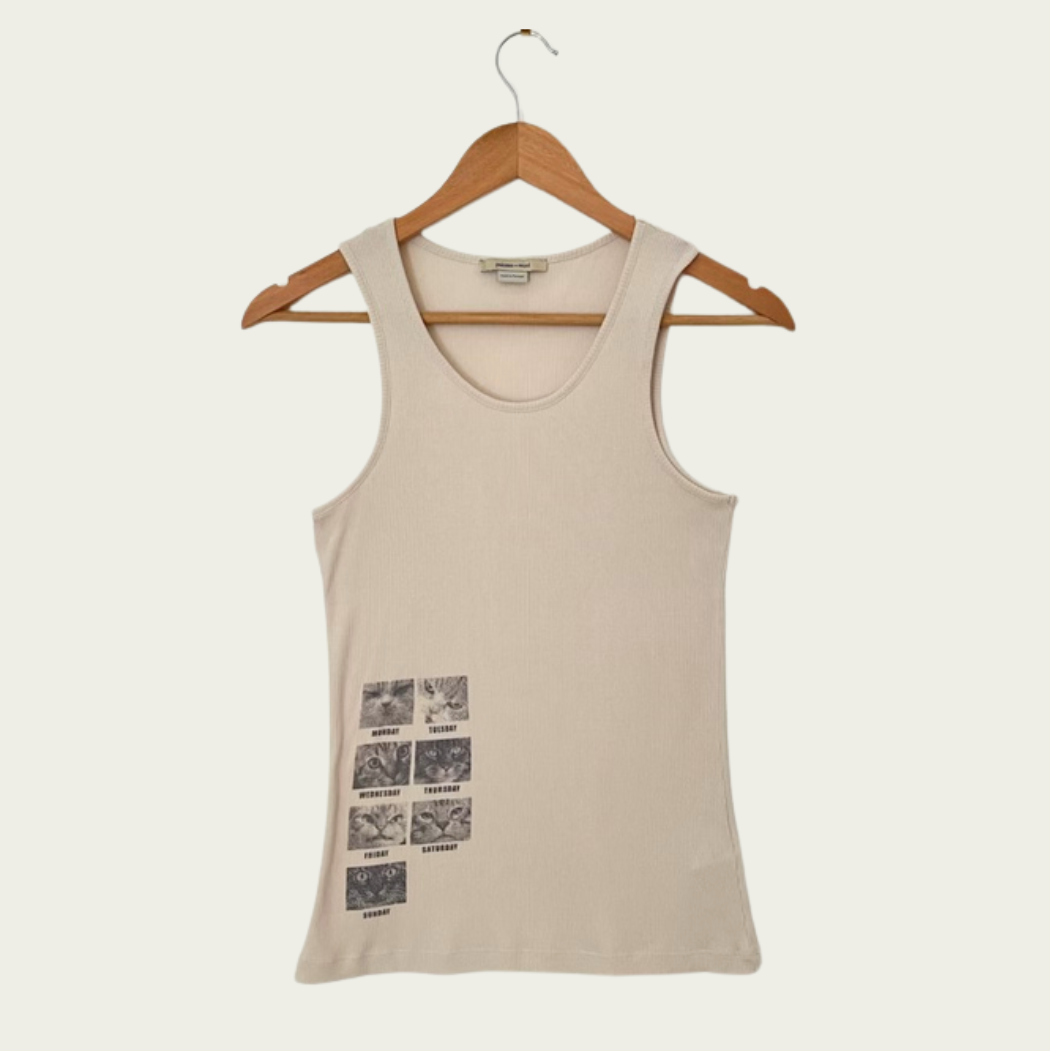Paloma Wool ALEXI Cat Tank Top Size M.