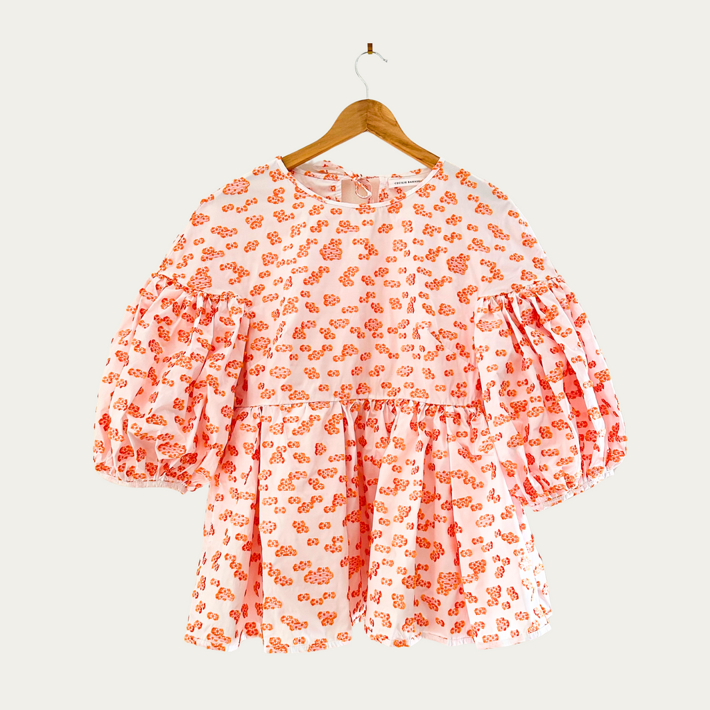 Cecilie Bahnsen Floral JERRY Blouse Size AU/UK14.