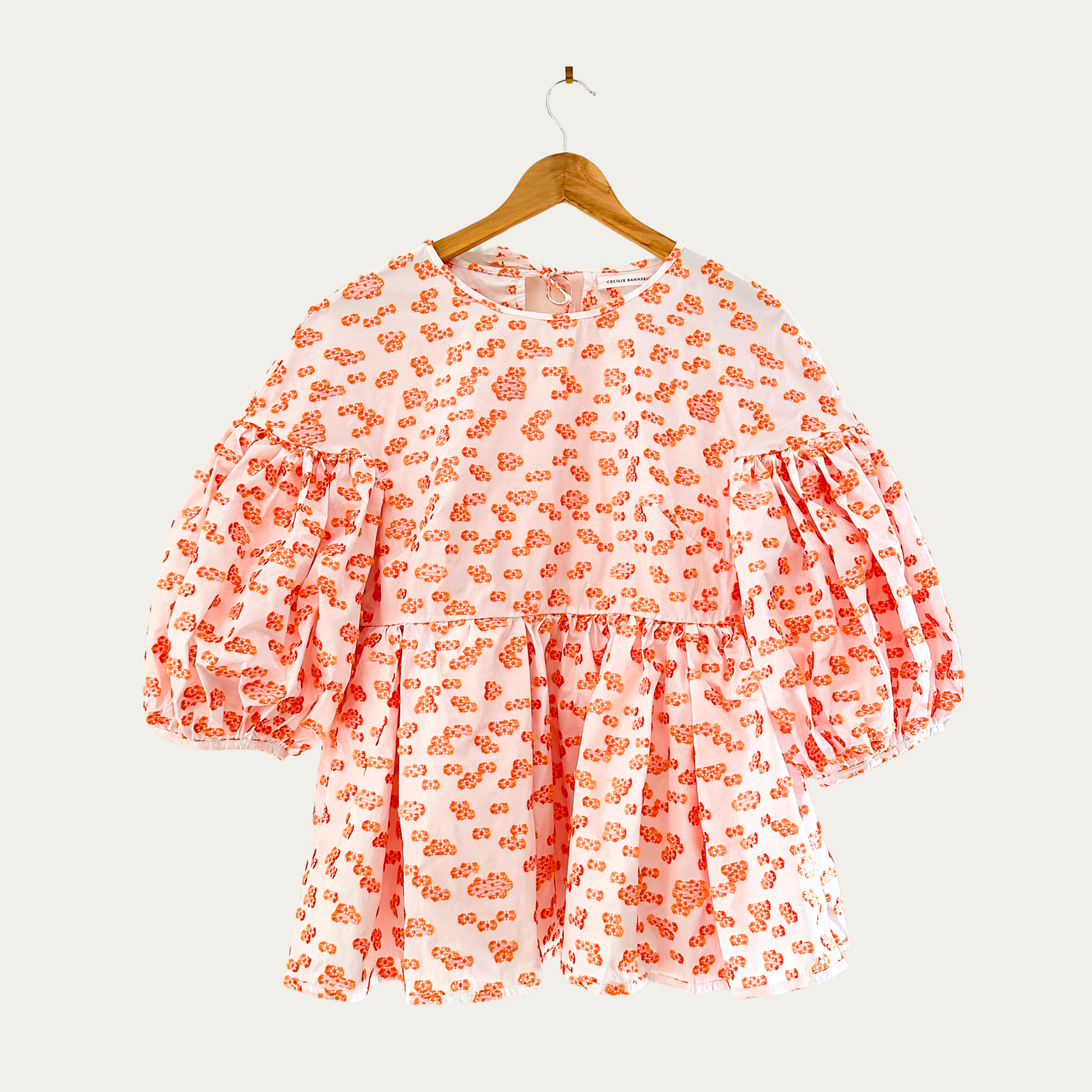 Cecilie Bahnsen Floral JERRY Blouse Size AU/UK14.