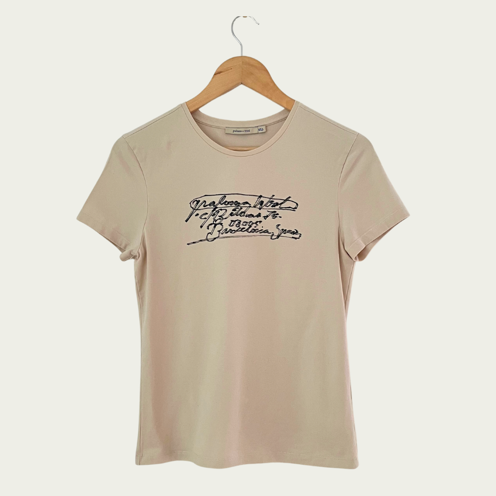 Paloma Wool AQUILA Tee in Beige Size L.