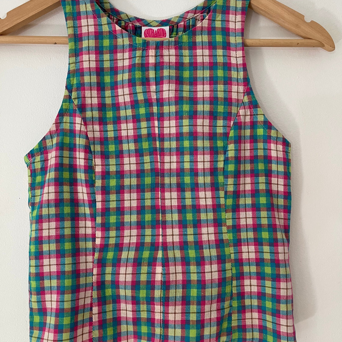 Katharina Lou Archives Plaid Top Size XS.
