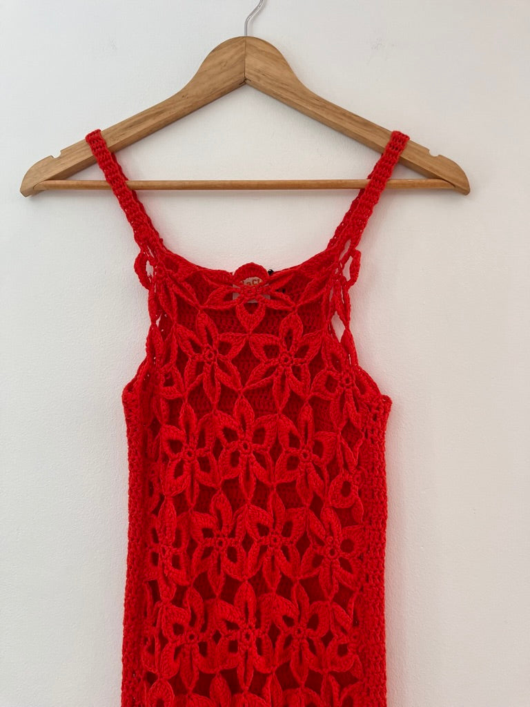 Tach LISBETH Crochet Mini Dress.