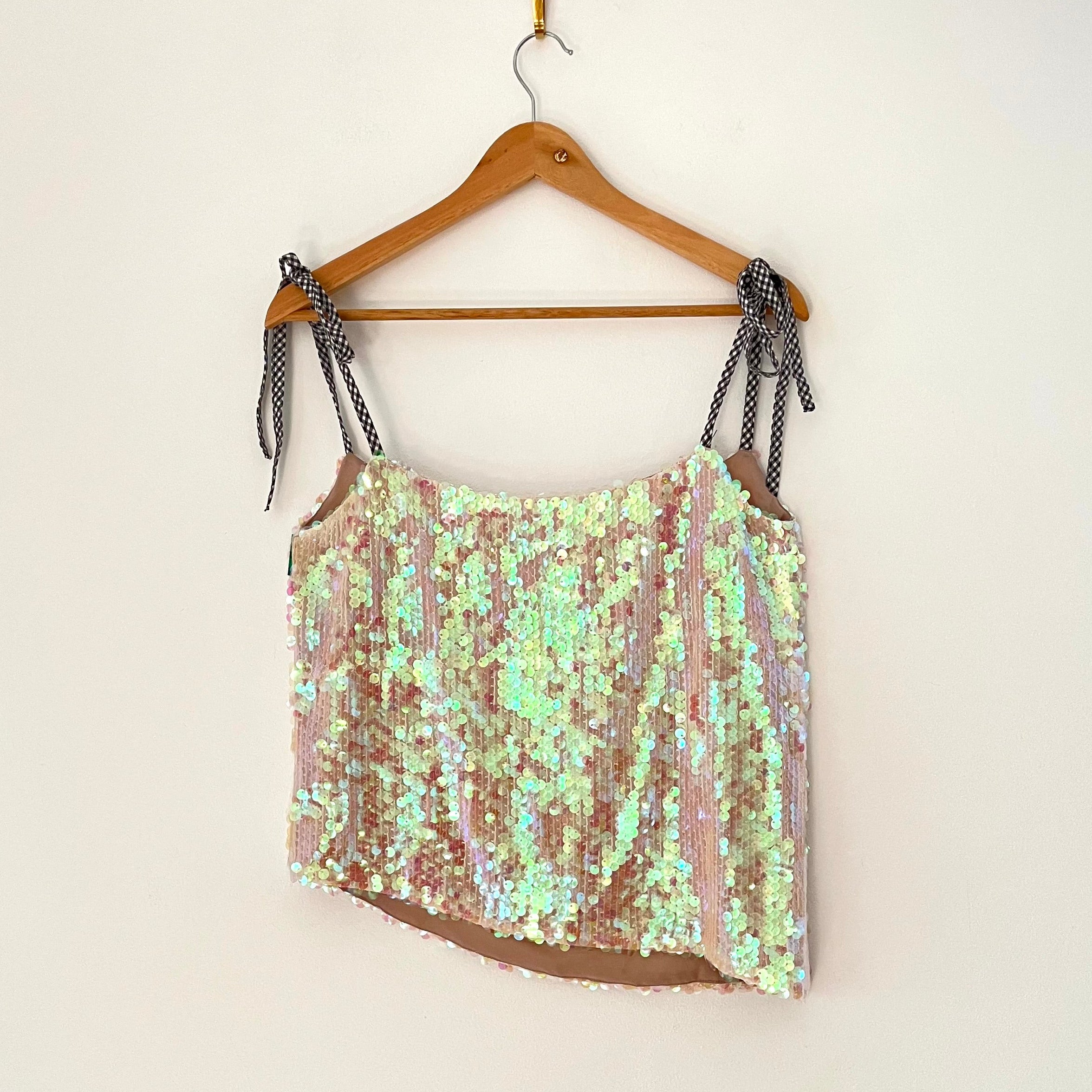Sandy Liang Sequin Cami Size 38/AU10.