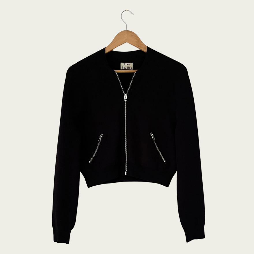 ACNE Studios OLYMPIA Bomber Jacket Size XS.
