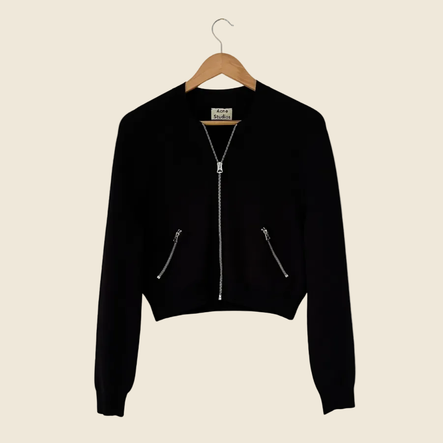 ACNE Studios OLYMPIA Bomber Jacket Size XS.