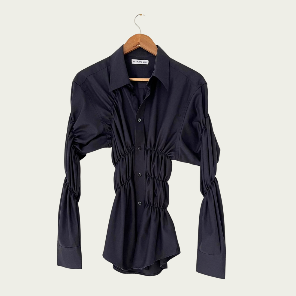 Scarlet & Sam SCRUCHED Shirt One Size.