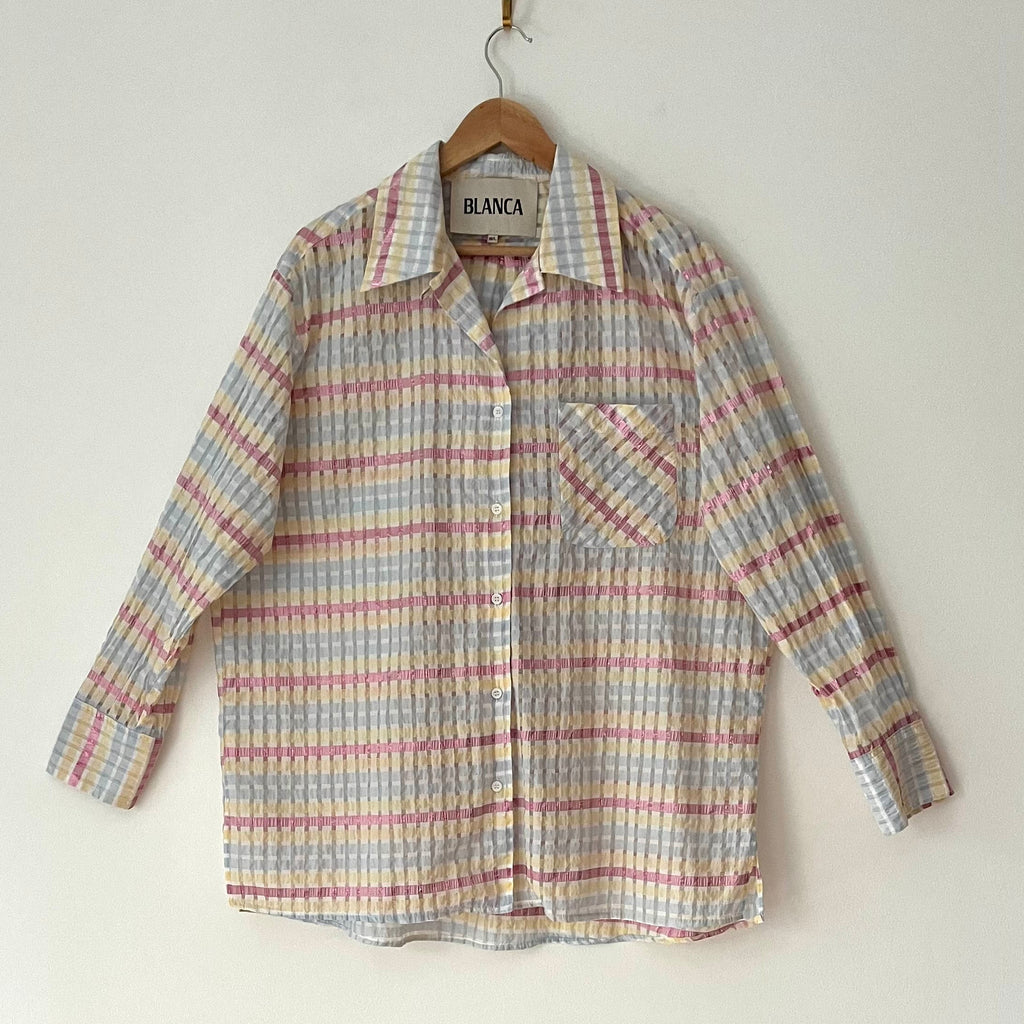 Blanca Long Sleeve Check Shirt Size M/L.