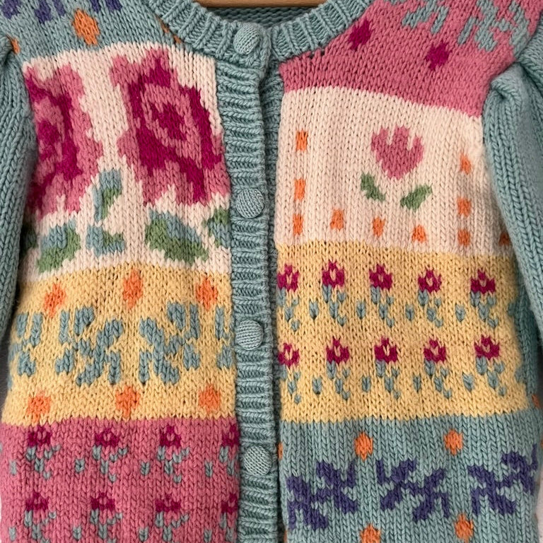 Tach Clothing INESSA Wool Cardigan in Aqua Green.