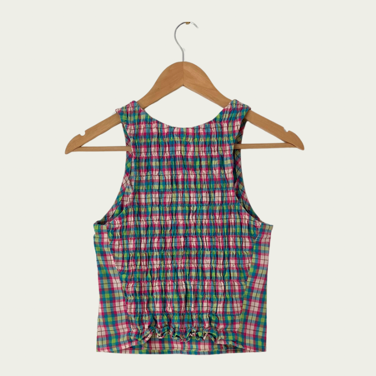 Katharina Lou Archives Plaid Top Size XS.