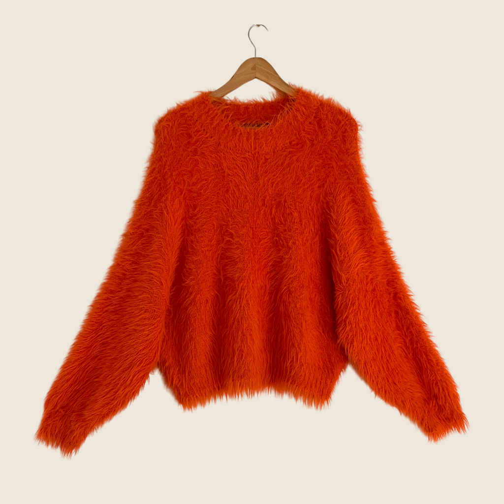 Alpha60 Fuzzy Merino Blend Jumper Size M.