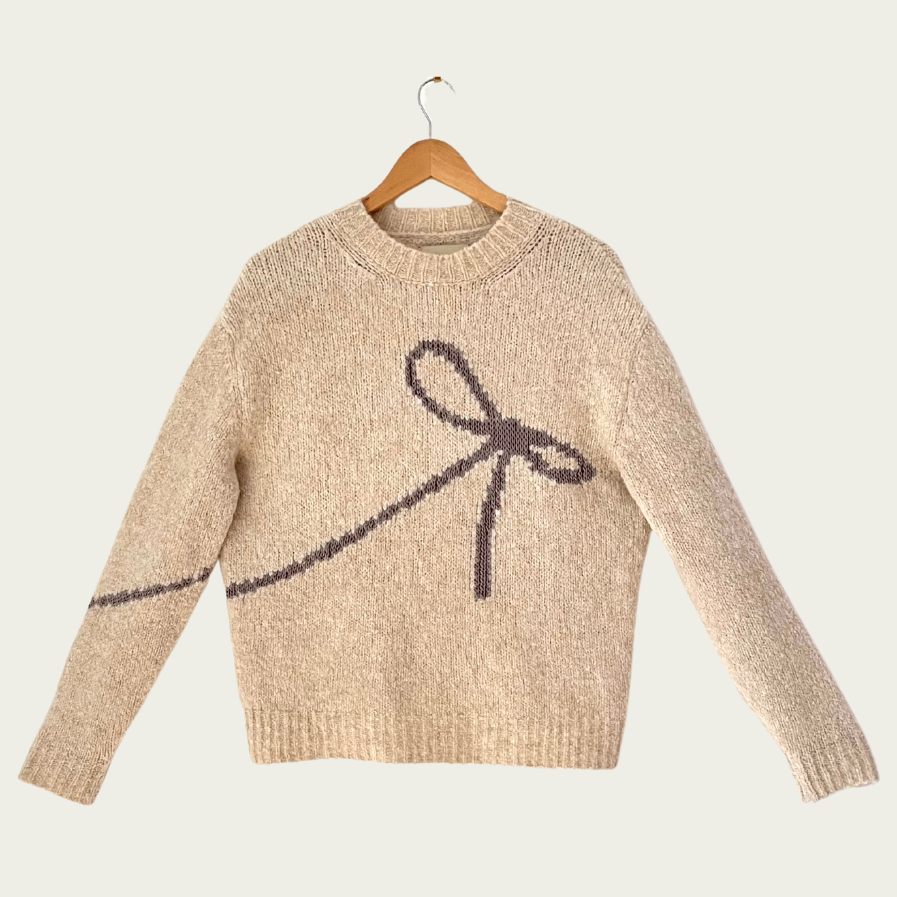 Paloma Wool TANA Sweater in Ecru Size L.