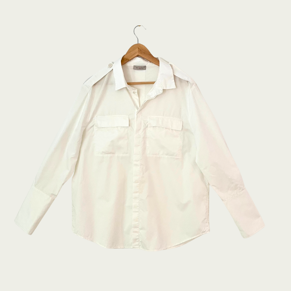 St Agni Classic Utility Shirt Size M.