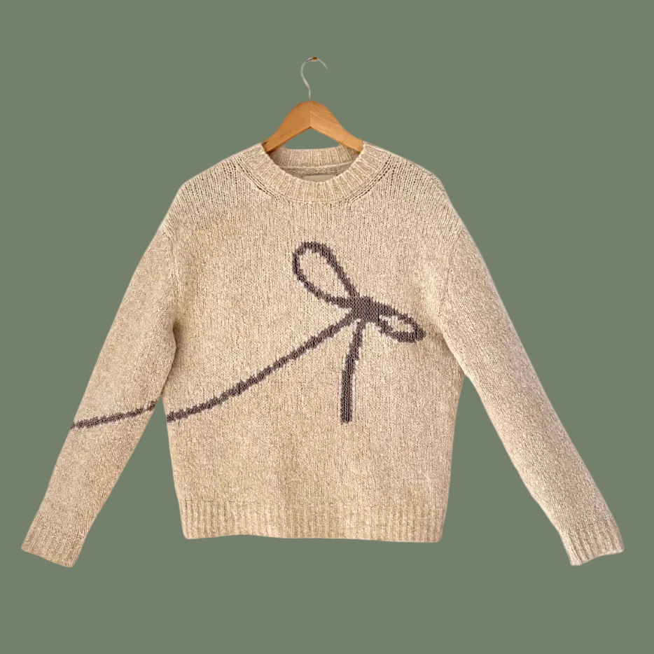 Paloma Wool TANA Sweater in Ecru Size L.
