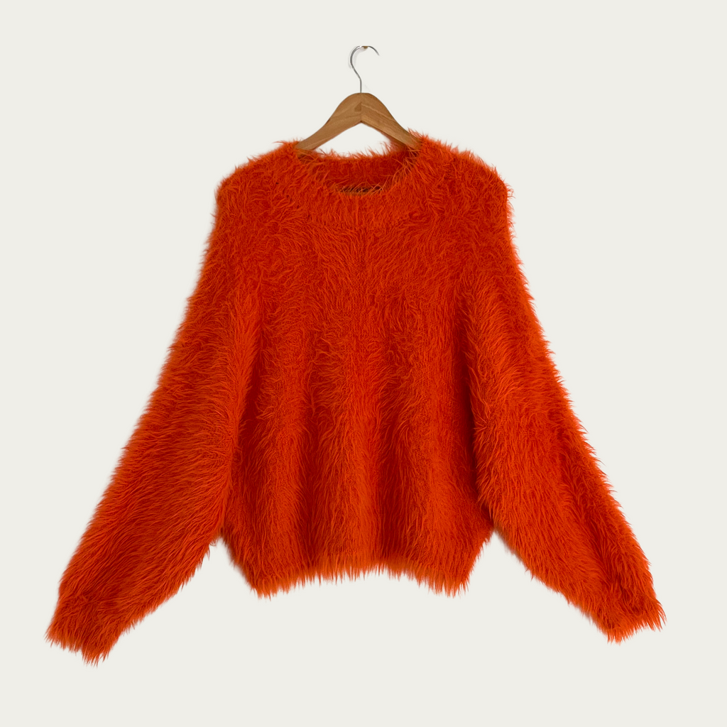 Alpha60 Fuzzy Merino Blend Jumper Size M.