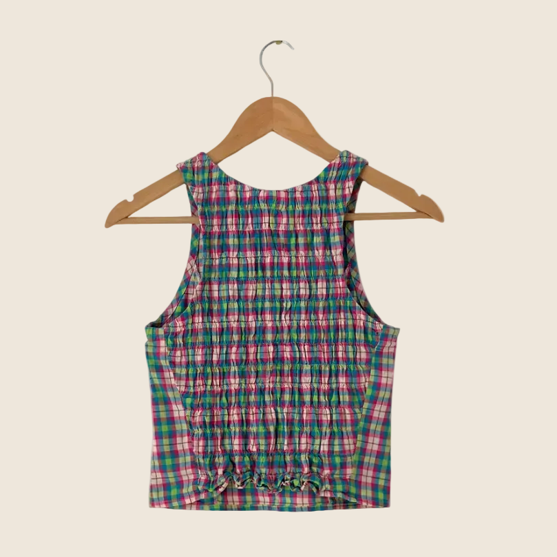 Katharina Lou Archives Plaid Top Size XS.